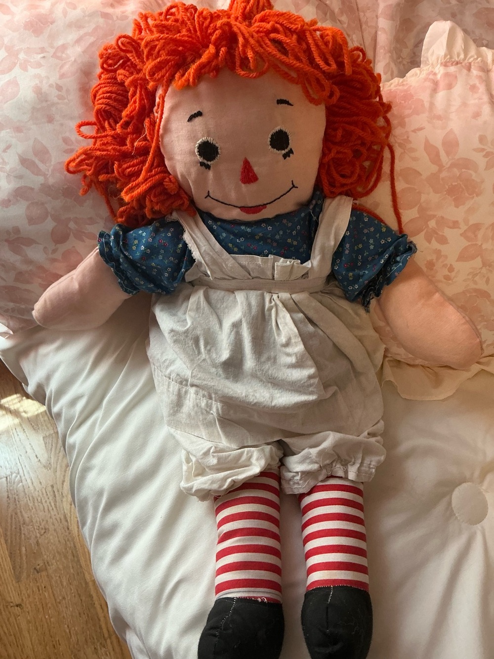 Classic Raggedy Ann  Doll Plush Toy 24” saturated drip